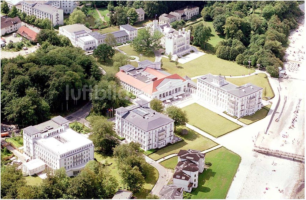 Bad Doberan - Heiligendamm aus der Vogelperspektive: Blick auf das Kempinski Grand Hotel Heiligendamm