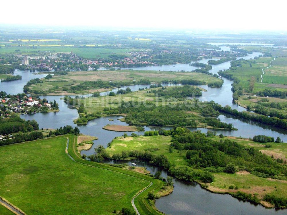 Luftbild Ketzin - Blick auf Ketzin an der Havel in Brandenburg