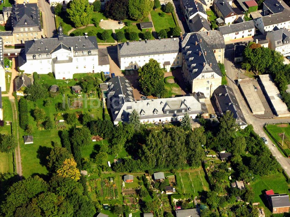 Ebersdorf von oben - Blick auf das Kinderheim Sonnenschein in Ebersdorf