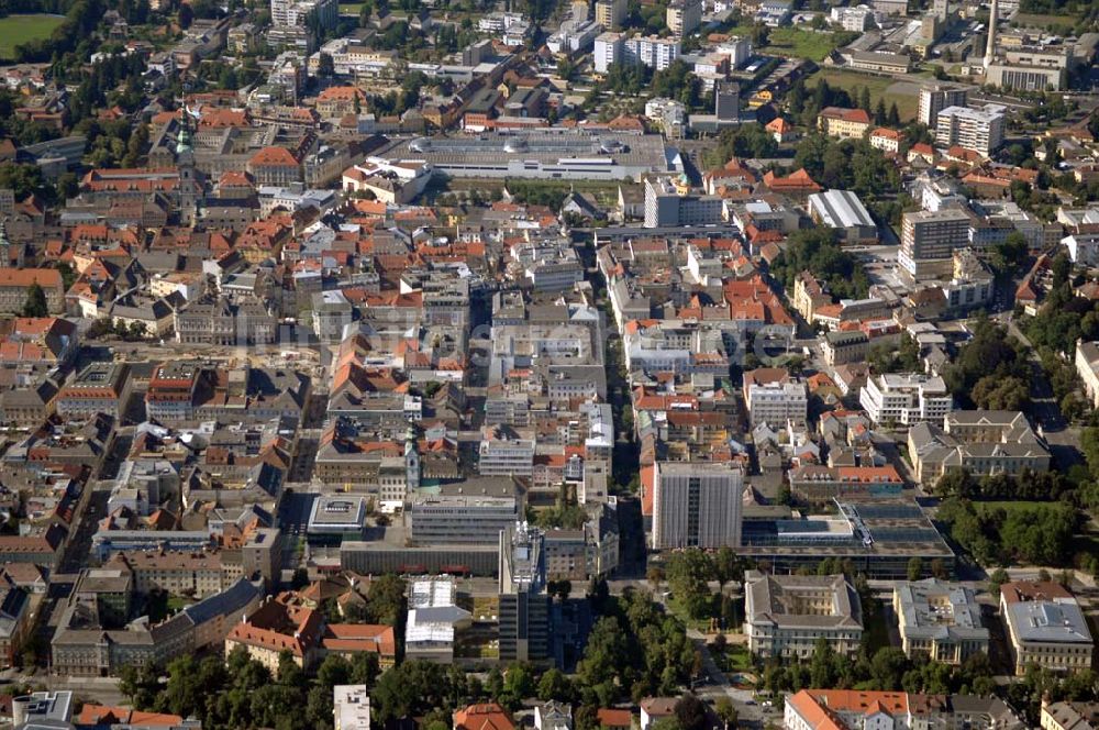 Klagenfurt aus der Vogelperspektive: Blick auf Klagenfurt