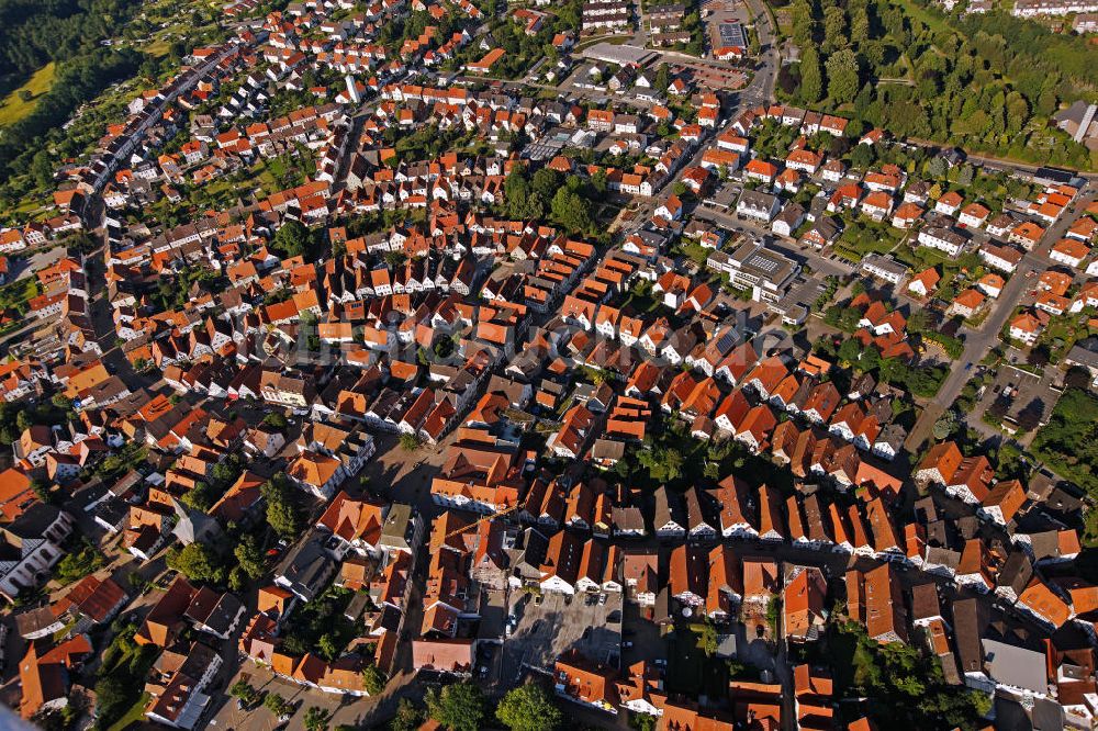 Blomberg aus der Vogelperspektive: Blick auf die Kleinstadt Blomberg in Nordrhein-Westfalen