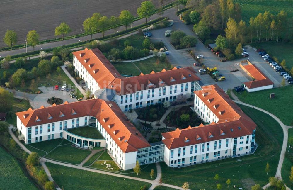 Luftbild Bad Schmiedeberg - Blick auf die Klinik Dübener Heide in Bad Schmiedeberg