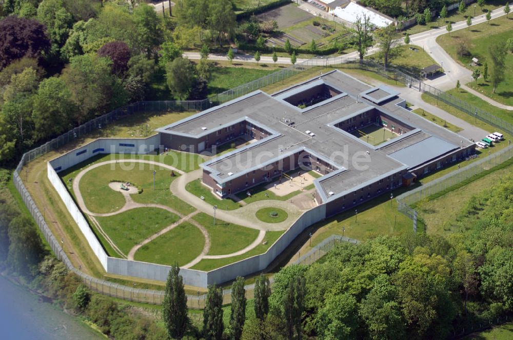 Rostock von oben - Blick auf die Klinik für Forensische Psychiatrie in Rostock