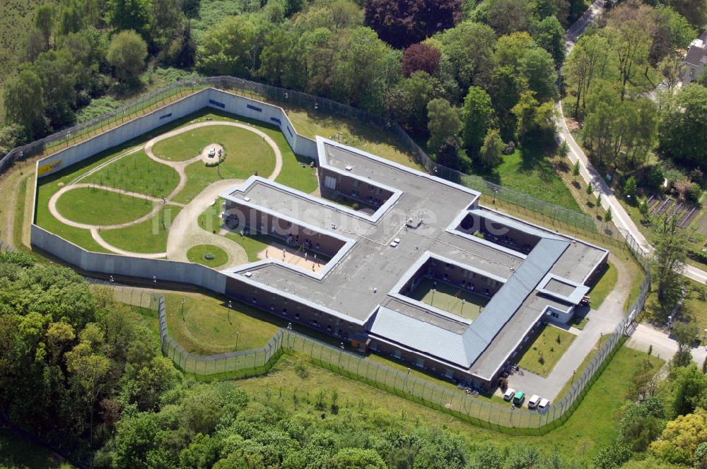 Rostock aus der Vogelperspektive: Blick auf die Klinik für Forensische Psychiatrie in Rostock