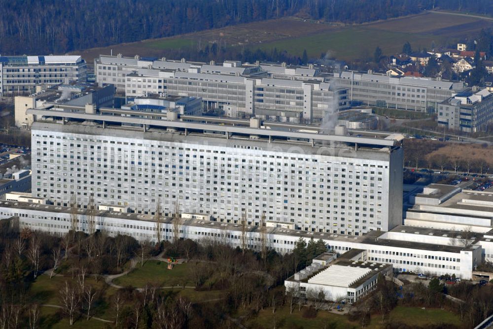 Luftaufnahme München - Blick auf die Klinik der Universität München