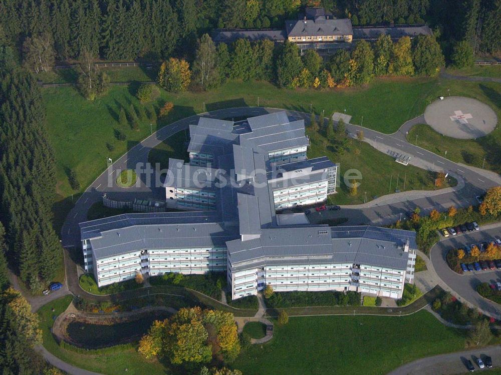 Luftaufnahme Adorf ( Sachsen ) - Blick auf den Klinikneubau östlich von Adorf