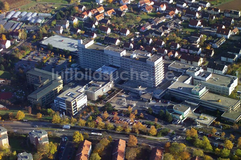 Luftaufnahme Fulda - Blick auf das Klinikum Fulda