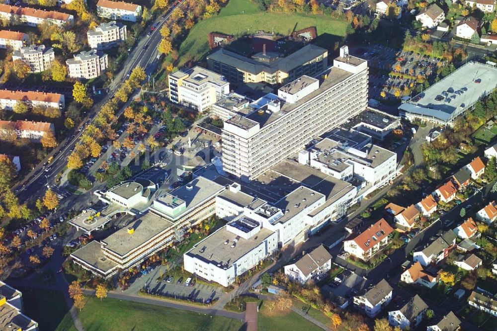 Luftbild Fulda - Blick auf das Klinikum Fulda