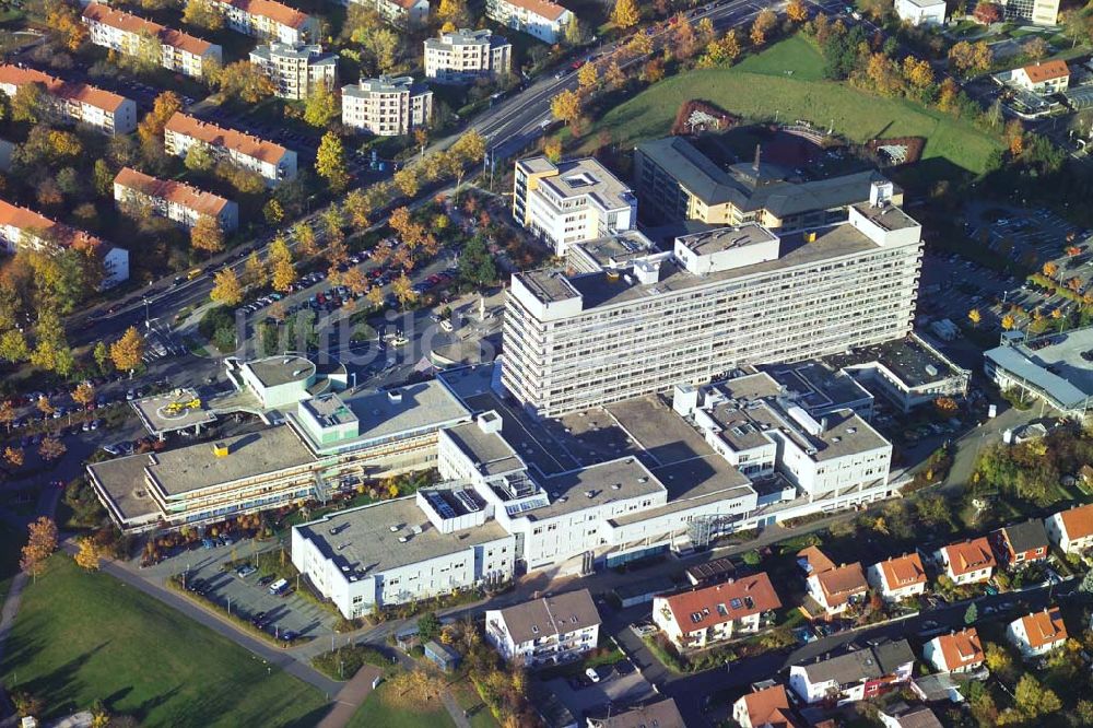 Luftaufnahme Fulda - Blick auf das Klinikum Fulda