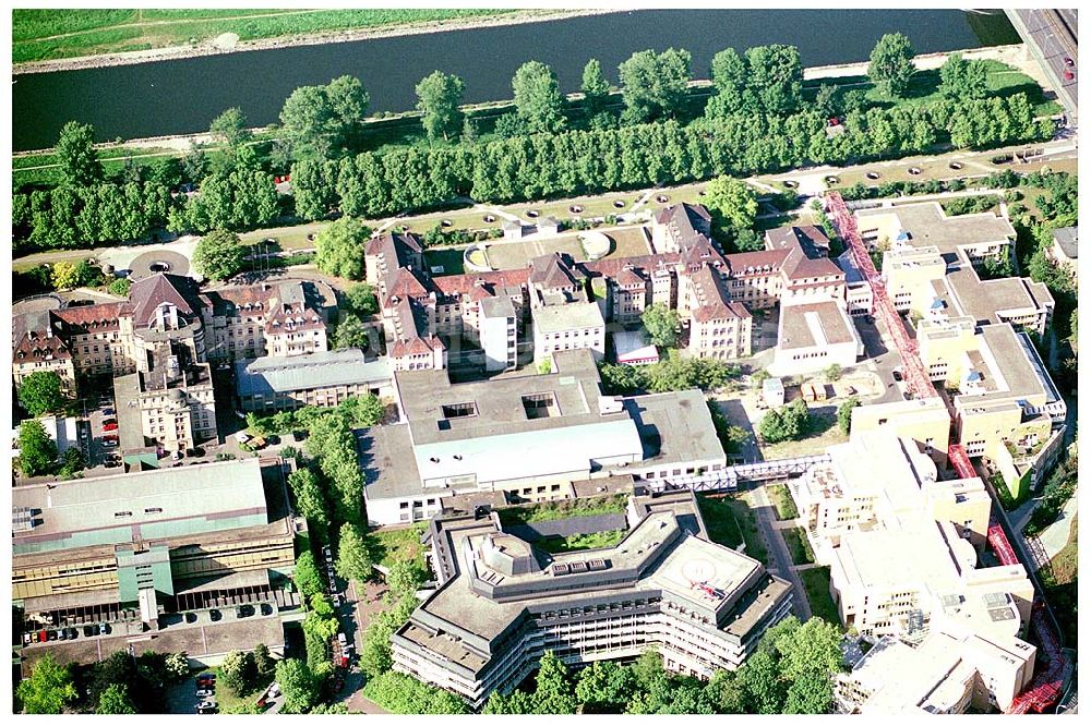 Luftbild Mannheim - Blick auf das Klinikum in Mannheim