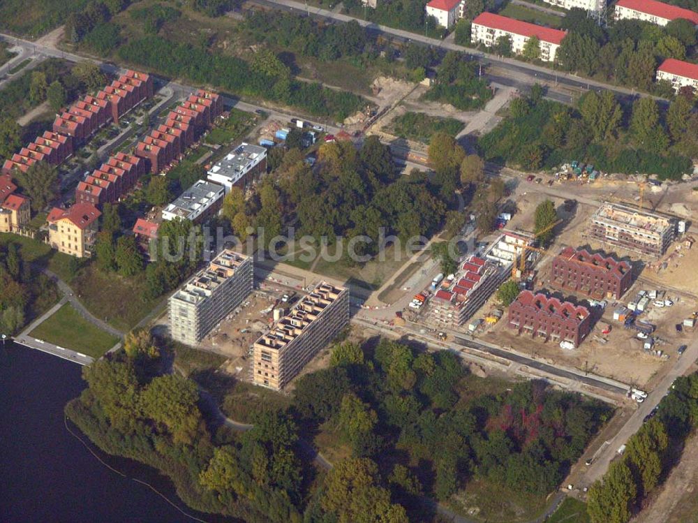 Berlin-Lichtenberg aus der Vogelperspektive: Blick auf die Knabenhäuser Rummelsburger Bucht