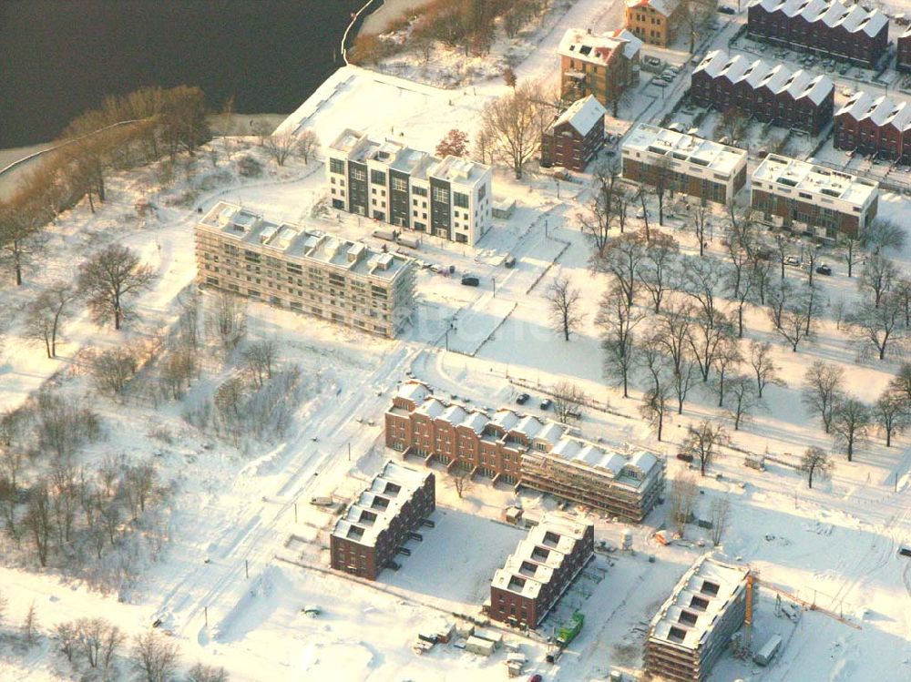 Berlin - Rummelsburg von oben - Blick auf die Knabenhäuser Rummelsburger Bucht 30.12.2005