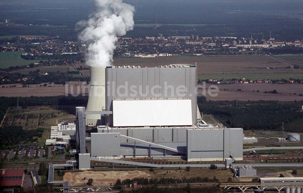 Luftaufnahme Spremberg - Blick auf das Kraftwerk Schwarze Pumpe in Spremberg