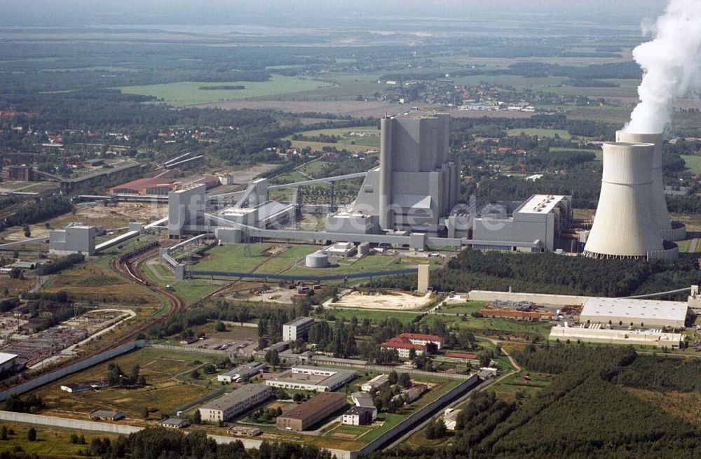 Luftbild Spremberg - Blick auf das Kraftwerk Schwarze Pumpe in Spremberg