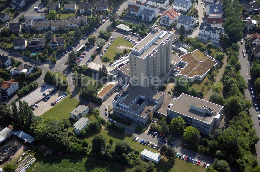 Luftbild Groß-Umstadt - Blick auf die Kreisklinik in Groß-Umstadt