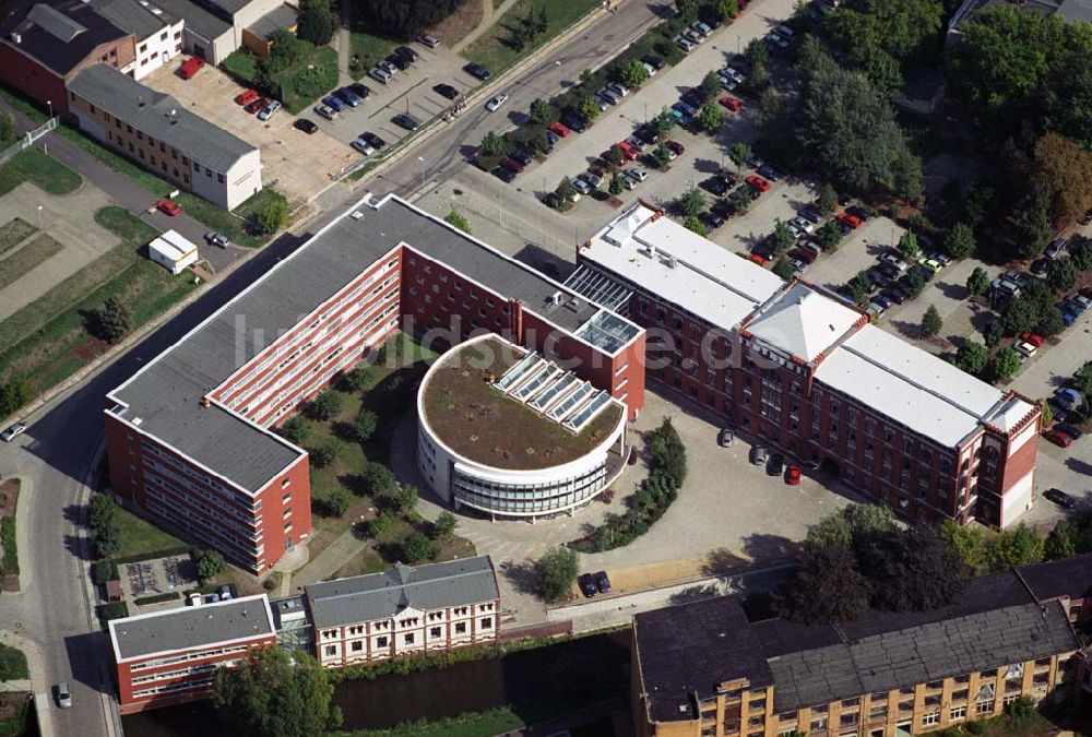 Luftbild Forst - Blick auf die Kreisstadt Forst in Brandenburg