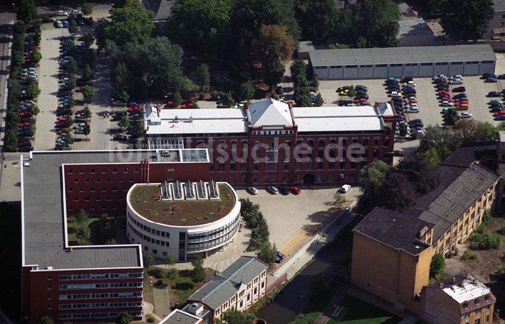 Forst von oben - Blick auf die Kreisstadt Forst in Brandenburg