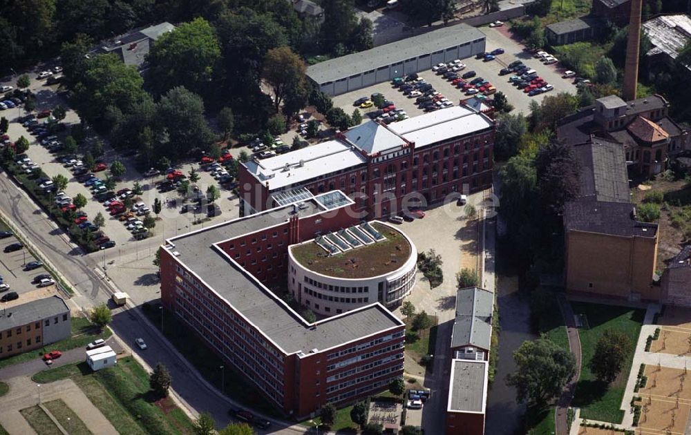 Forst aus der Vogelperspektive: Blick auf die Kreisstadt Forst in Brandenburg