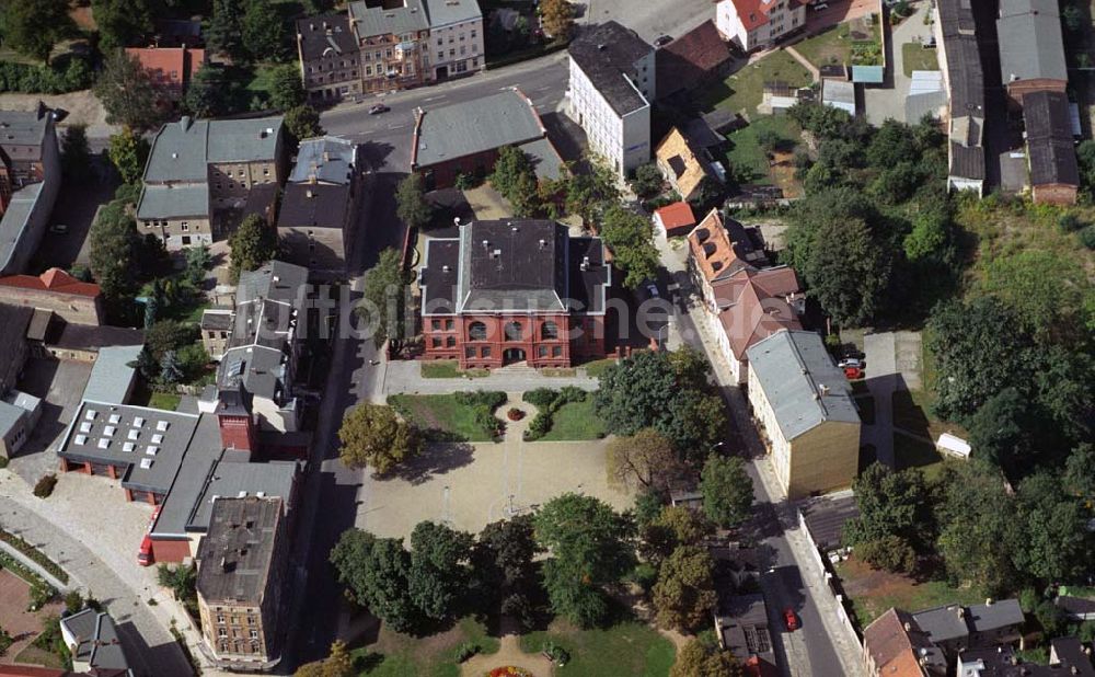 Luftbild Forst - Blick auf die Kreisstadt Forst in Brandenburg