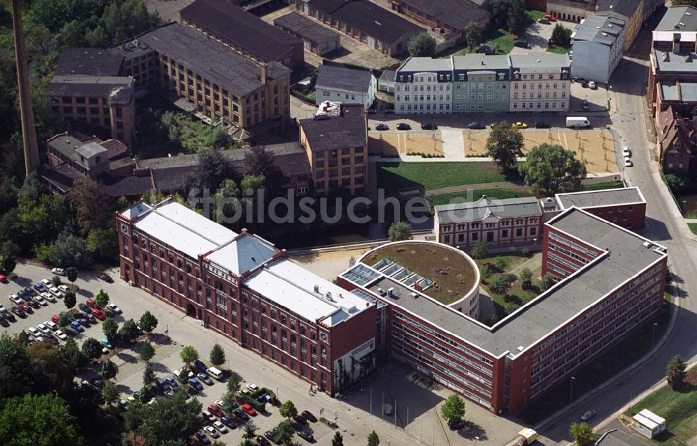 Forst von oben - Blick auf die Kreisstadt Forst in Brandenburg