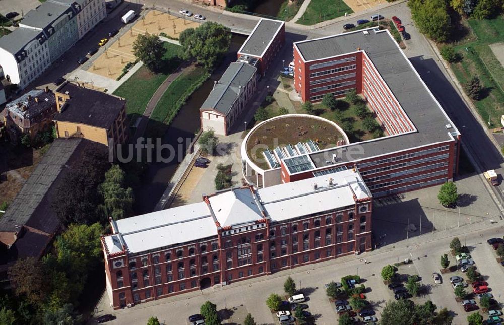 Forst aus der Vogelperspektive: Blick auf die Kreisstadt Forst in Brandenburg