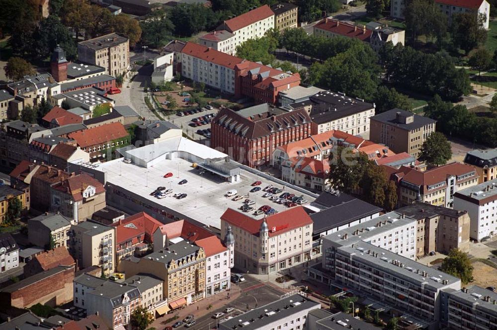 Luftbild Forst - Blick auf die Kreisstadt Forst in Brandenburg