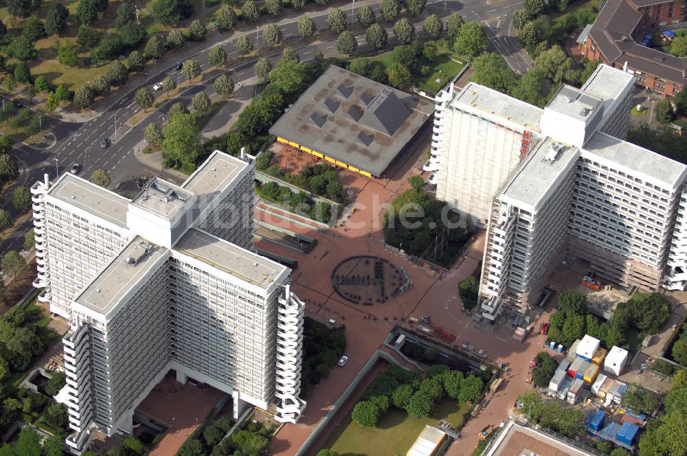 Bonn aus der Vogelperspektive: Blick auf die Kreuzbauten A1 und A2 in Bonn