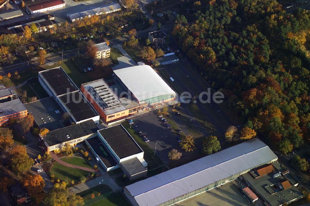 Luftaufnahme Cottbus / Brandenburg - Blick auf die Lausitz-Arena in Cottbus