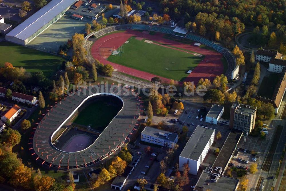 Luftbild Cottbus / Brandenburg - Blick auf die Lausitz-Arena in Cottbus