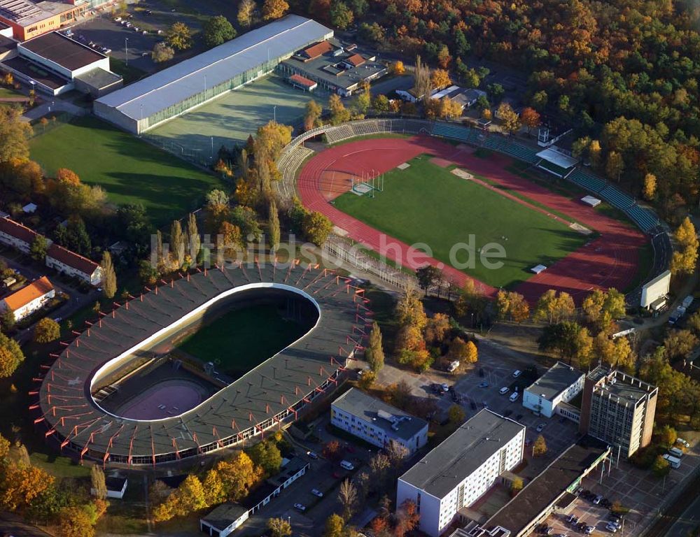 Luftaufnahme Cottbus / Brandenburg - Blick auf die Lausitz-Arena in Cottbus