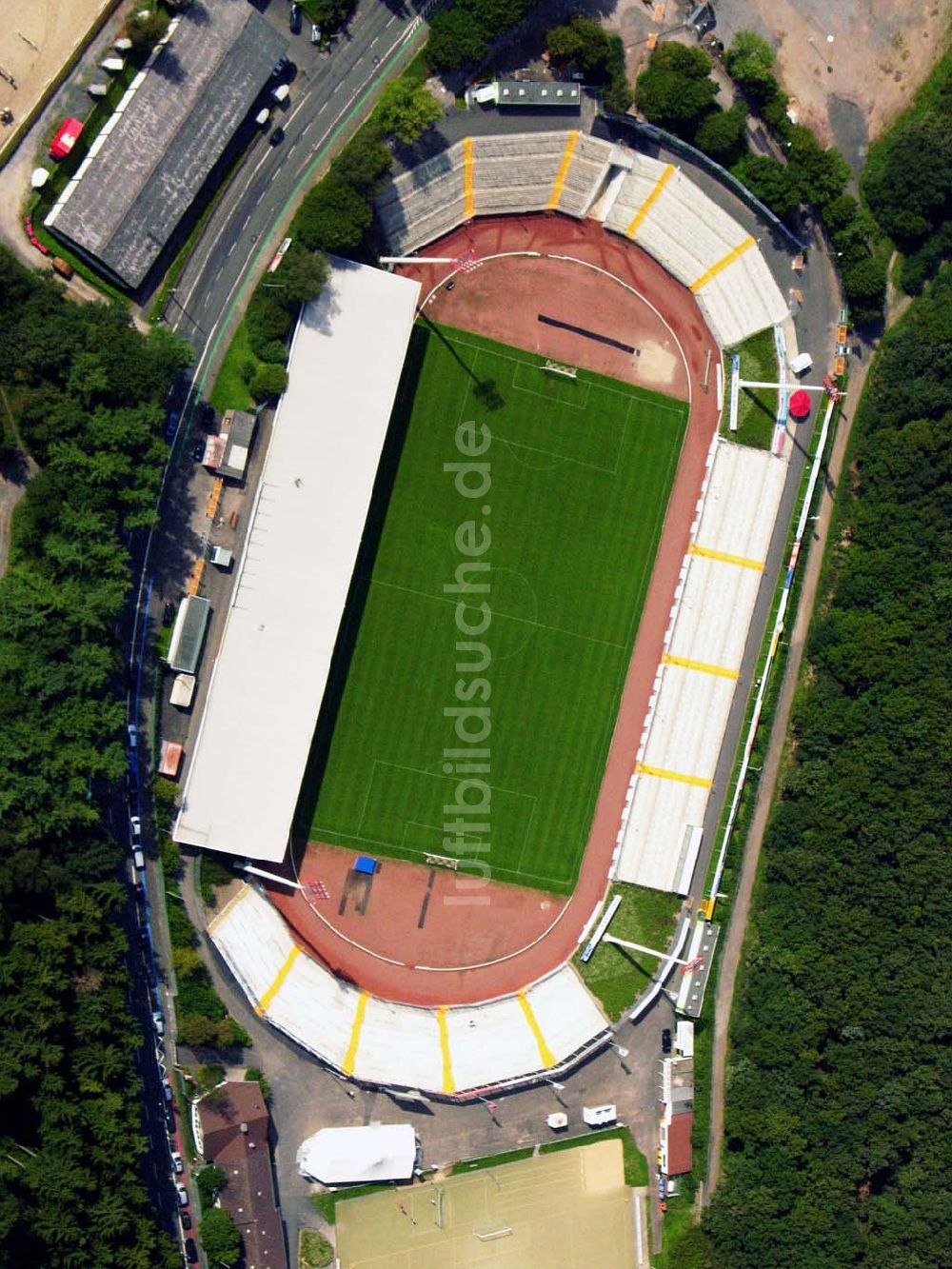 Luftbild Siegen - Blick auf das Leimbachstadion