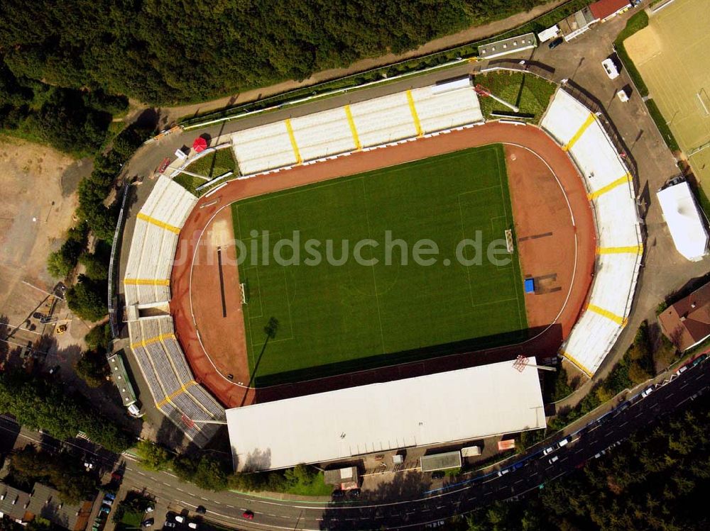 Siegen von oben - Blick auf das Leimbachstadion