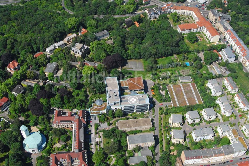 Leipzig von oben - Blick auf das Leipziger Elisabethkrankenhaus