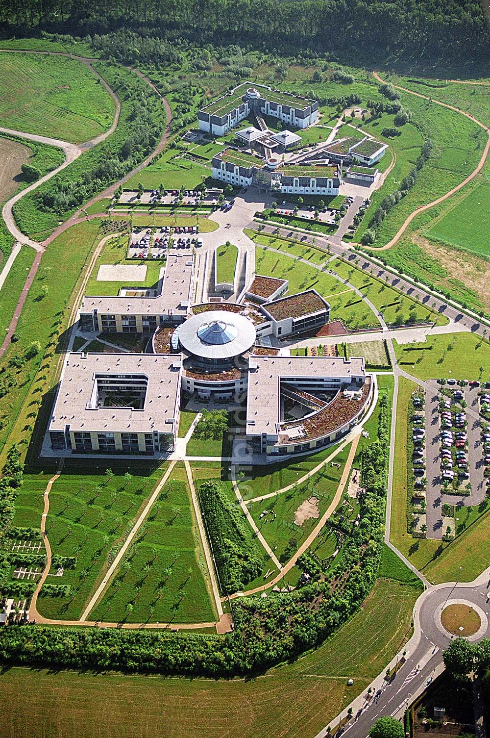 Leipzig von oben - Blick auf das Leipziger Herzzentrum