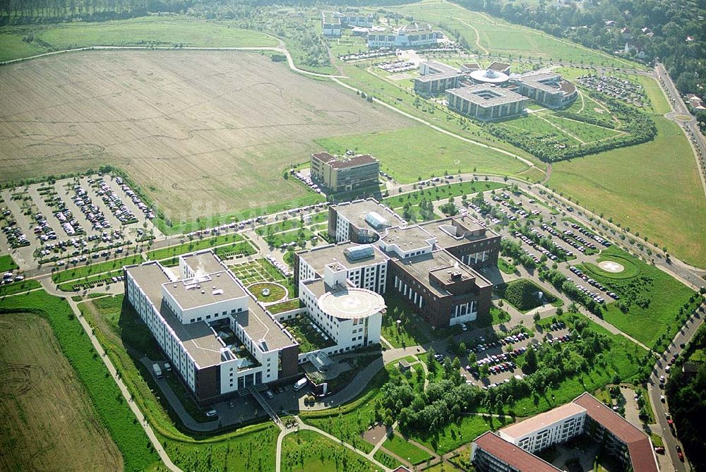 Leipzig von oben - Blick auf das Leipziger Herzzentrum