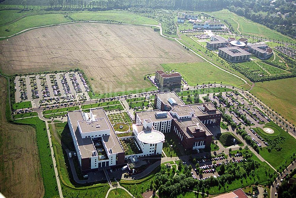 Leipzig aus der Vogelperspektive: Blick auf das Leipziger Herzzentrum