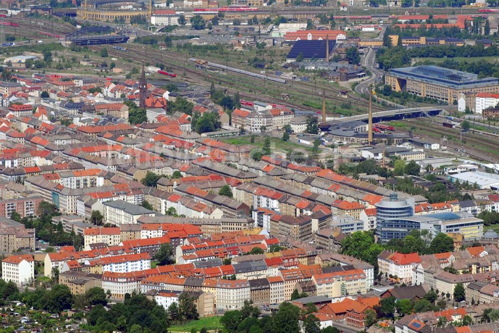 Leipzig aus der Vogelperspektive: Blick auf das Leipziger Stadtzentrum