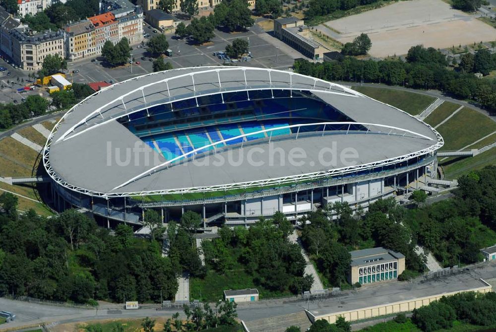 Leipzig aus der Vogelperspektive: Blick auf das Leipziger Zentralstadion