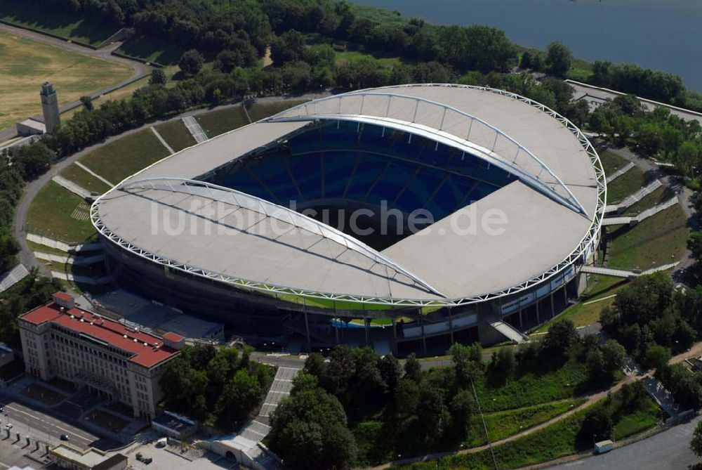 Leipzig von oben - Blick auf das Leipziger Zentralstadion