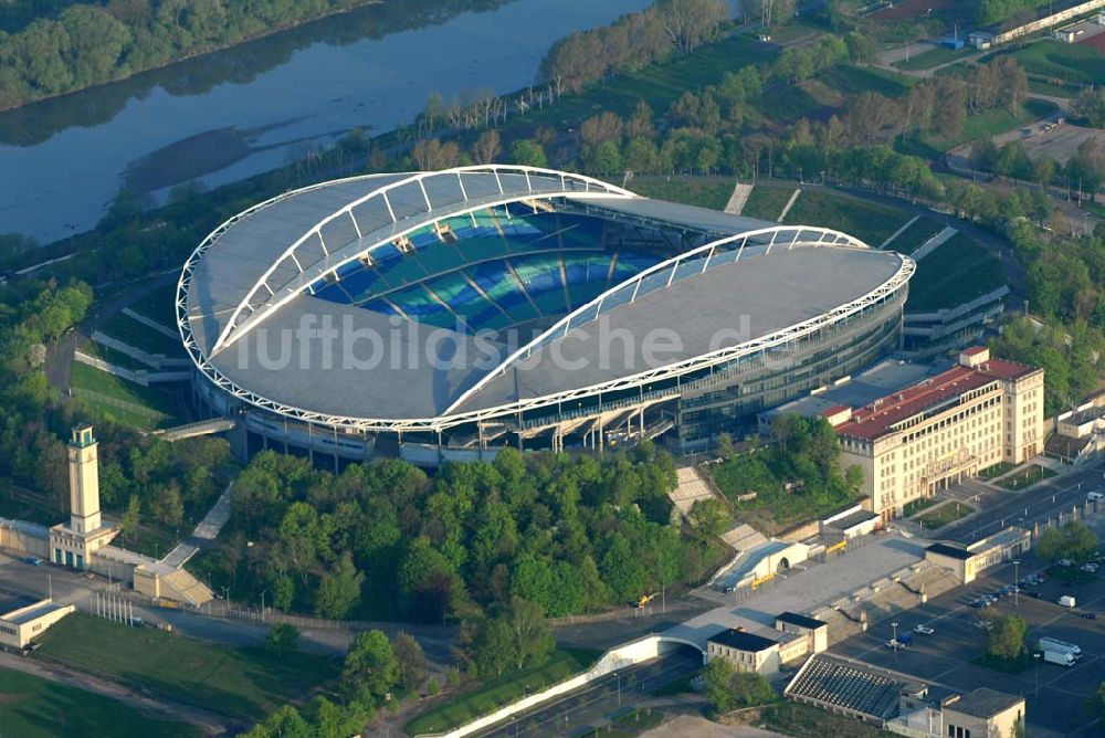 Leipzig von oben - Blick auf das Leipziger Zentralstadion