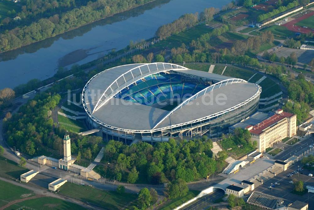 Leipzig aus der Vogelperspektive: Blick auf das Leipziger Zentralstadion