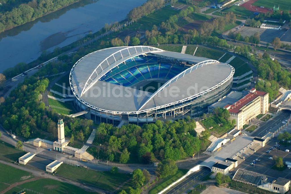 Luftbild Leipzig - Blick auf das Leipziger Zentralstadion