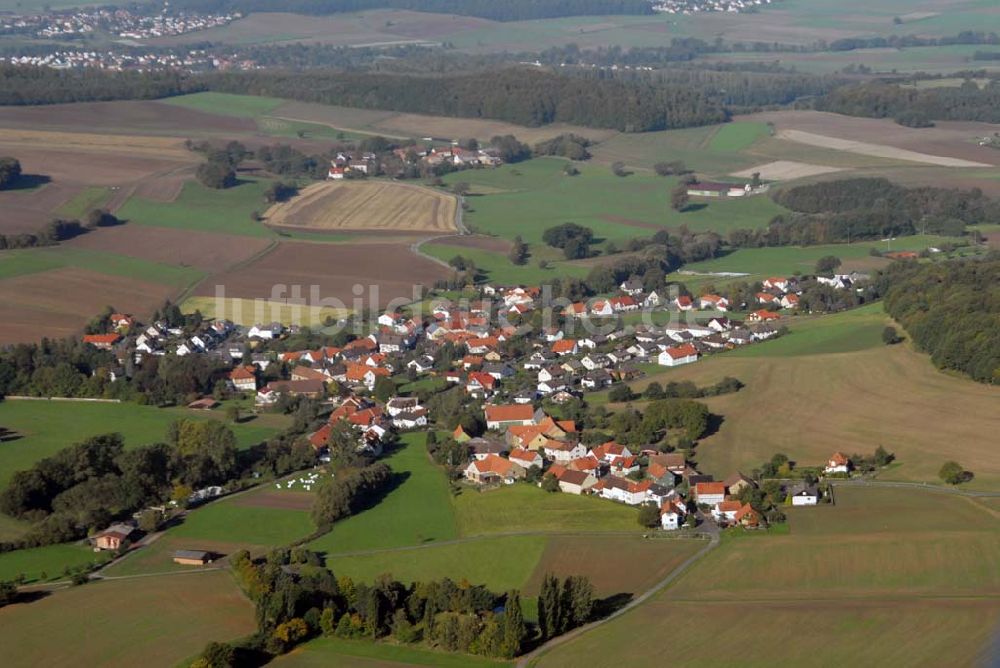 Luftaufnahme Leuderode - Blick auf Leuderode