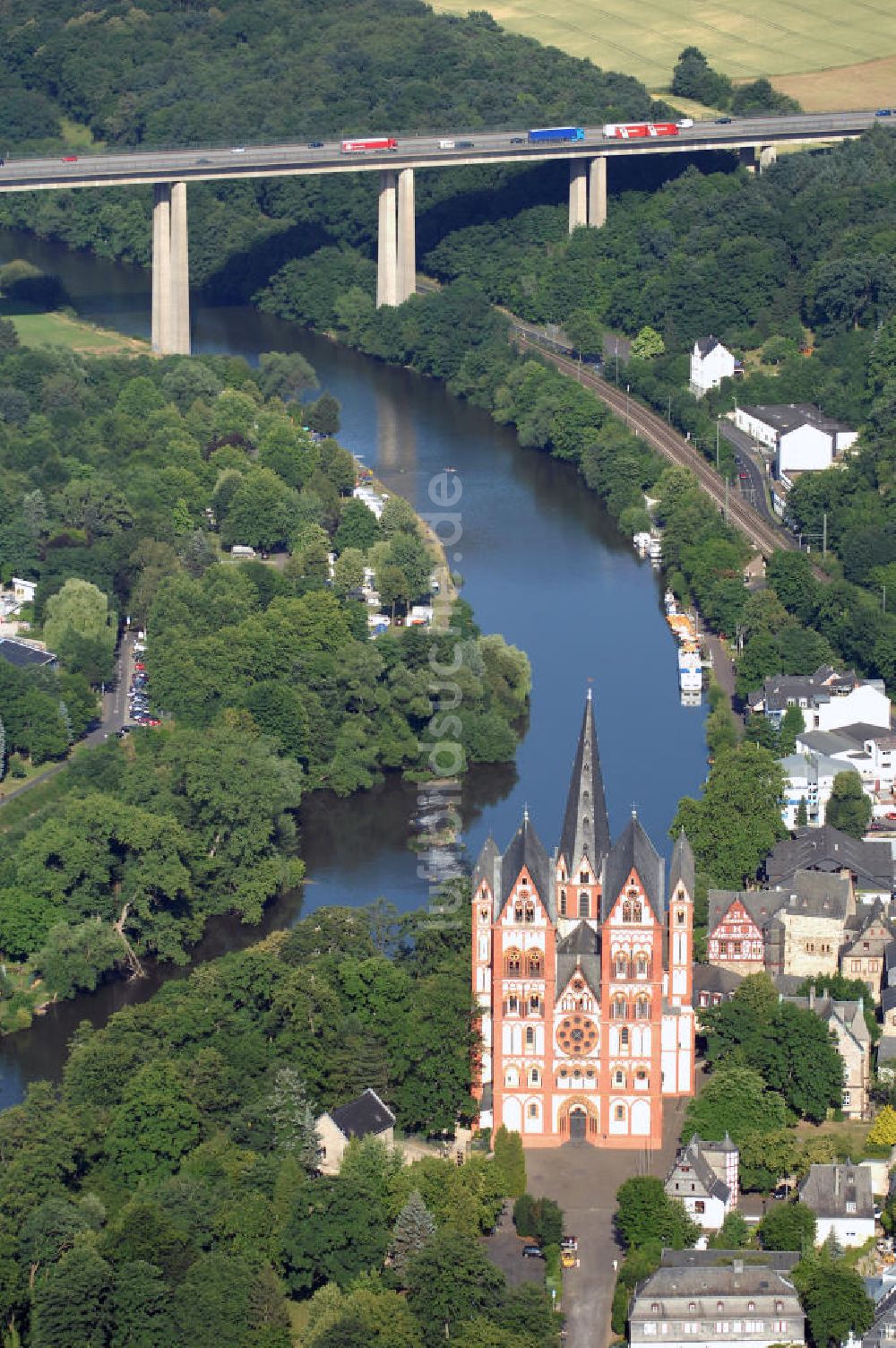 Limburg an der Lahn von oben - Blick auf Limburg an der Lahn