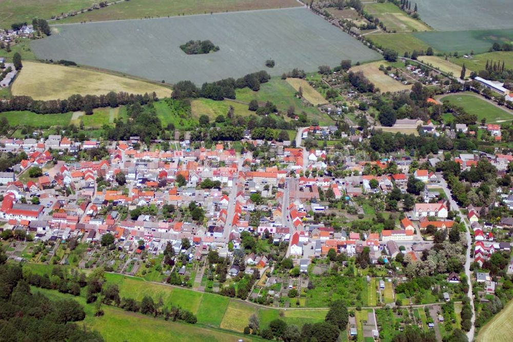 Loburg aus der Vogelperspektive: Blick auf Loburg