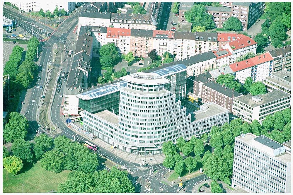 Luftaufnahme Mannheim - Blick auf Mannheimer Versicherung, Firmensitz