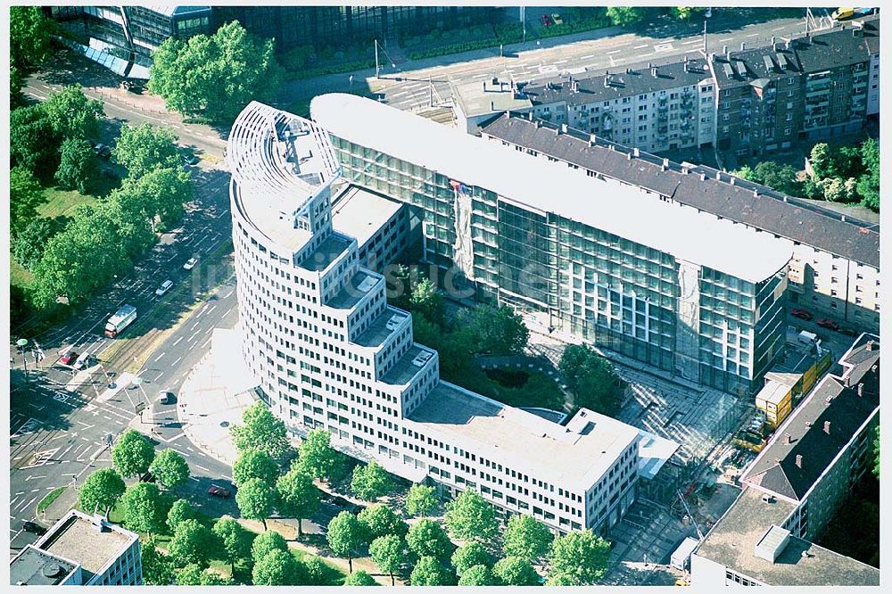 Luftaufnahme Mannheim - Blick auf Mannheimer Versicherung, Firmensitz