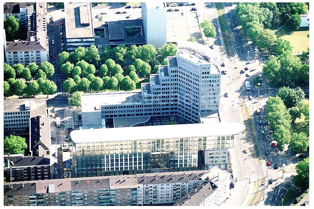 Mannheim von oben - Blick auf Mannheimer Versicherung, Firmensitz