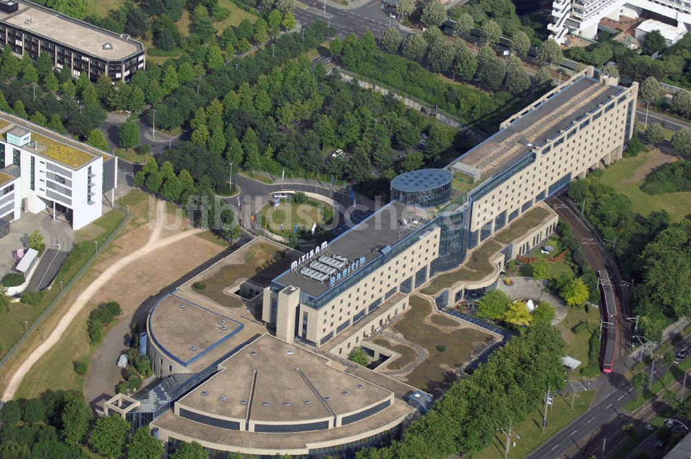 Bonn aus der Vogelperspektive: Blick auf das Maritim Hotel in Bonn