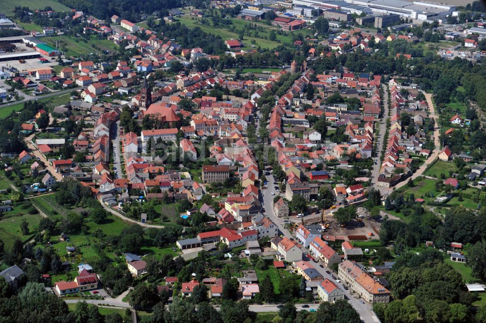 Mittenwalde aus der Vogelperspektive: Blick auf Mittenwalde, eine Stadt im Landkreis Dahme-Spreewald im Bundesland Brandenburg